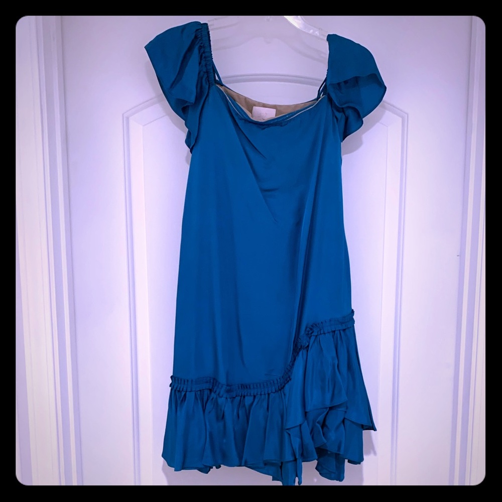 Cinq A Sept Minella Ruffle of-the-shoulder Dress